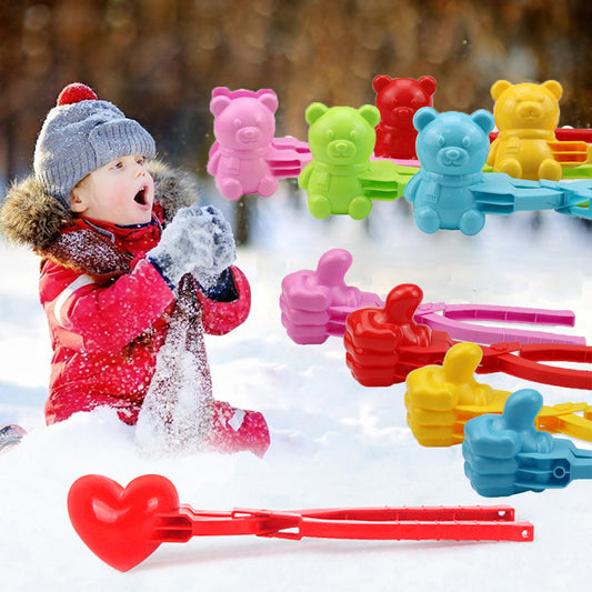 Toys Sport Creative Snow Snowball Maker Clip Maker Red Love Heart