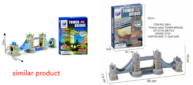 City building model children's toys