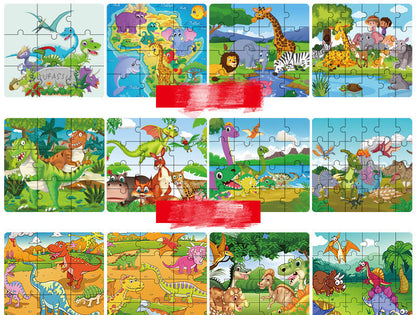 Children's Jigsaw Puzzle Baby Early Education Puzzle Brain Building Block Toys