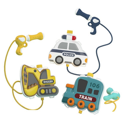 Children's Cartoon Backpack Water Gun Water Beach Toys