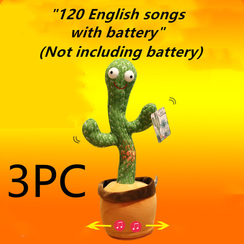 Cactus Plush Toy Electronic Shake Dancing Toy With The Song