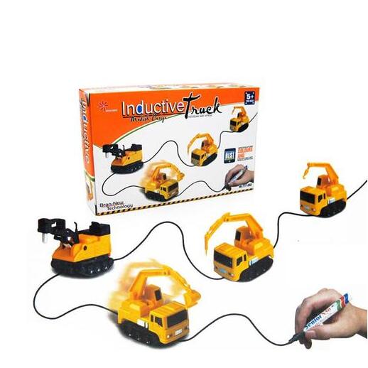 Engineering Vehicles Mini Magic Toy Truck Children's