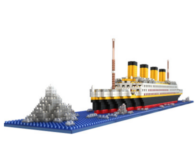 Titanic Mini Assembled Building Blocks Children's Educational Toys