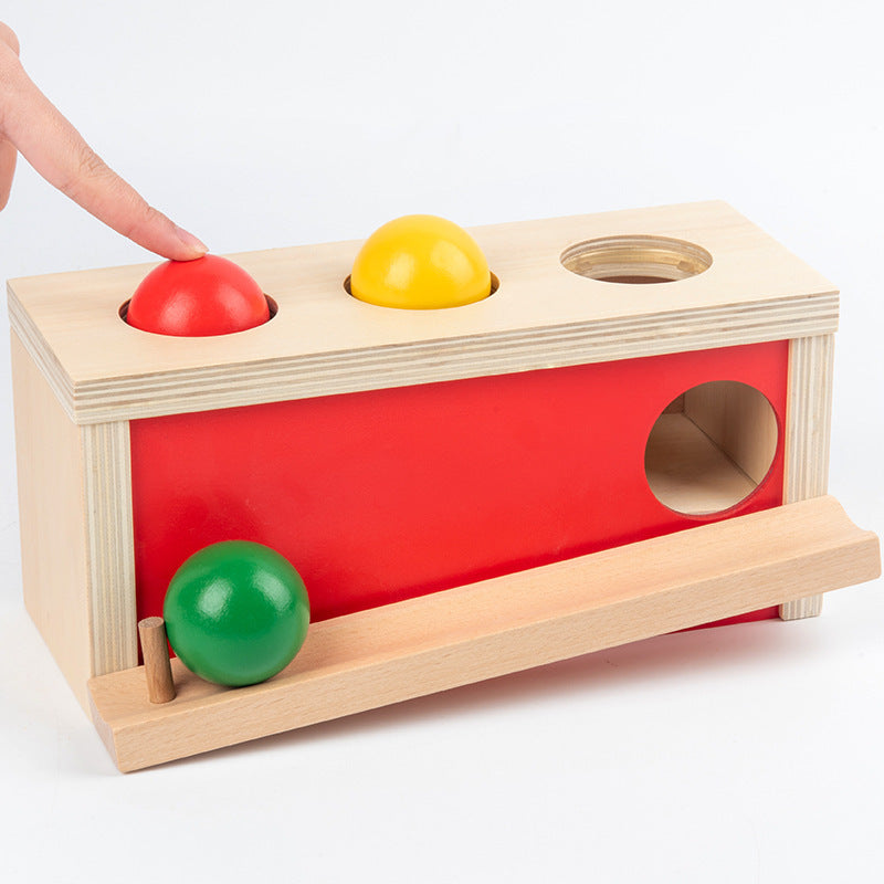 Toddler Box Arm Strength Knocking Ball Table Hand-eye Coordination Baby Toys