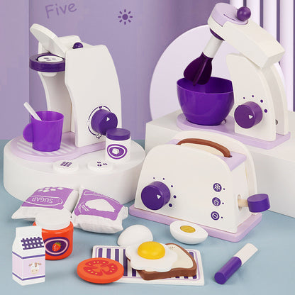 Children Play House Three-piece Kitchen Set Household Appliances Assembled Toys