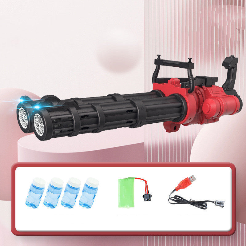 Super Big Double-Tube Bubble Gun Machine Outdoor Blowing Soap