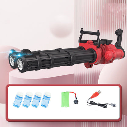 Super Big Double-Tube Bubble Gun Machine Outdoor Blowing Soap