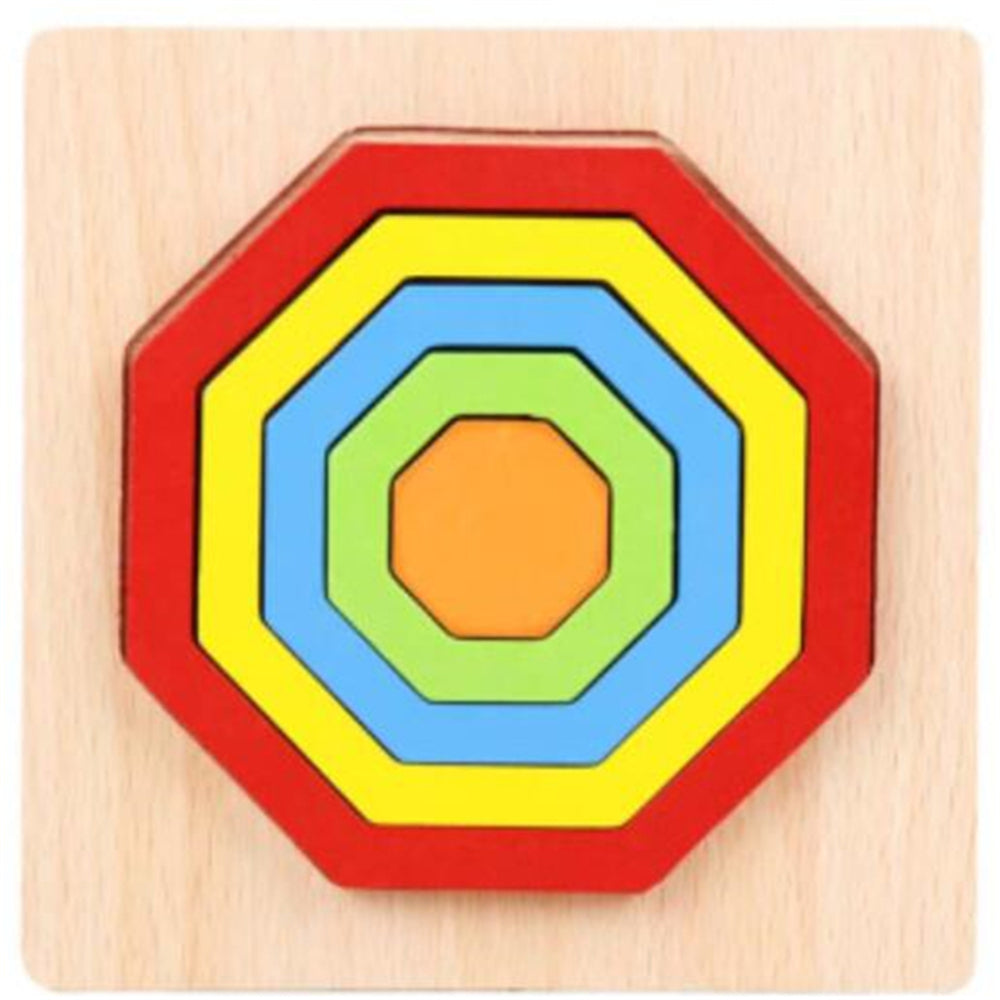 Wooden clock toy