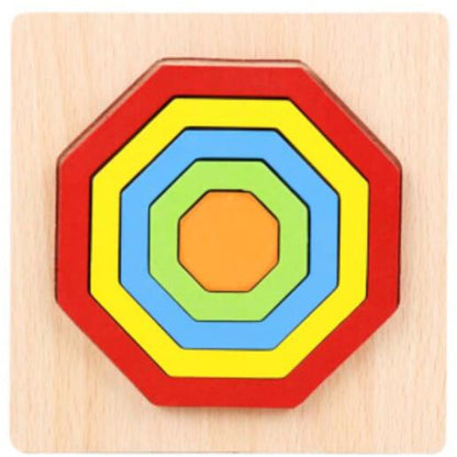 Wooden clock toy