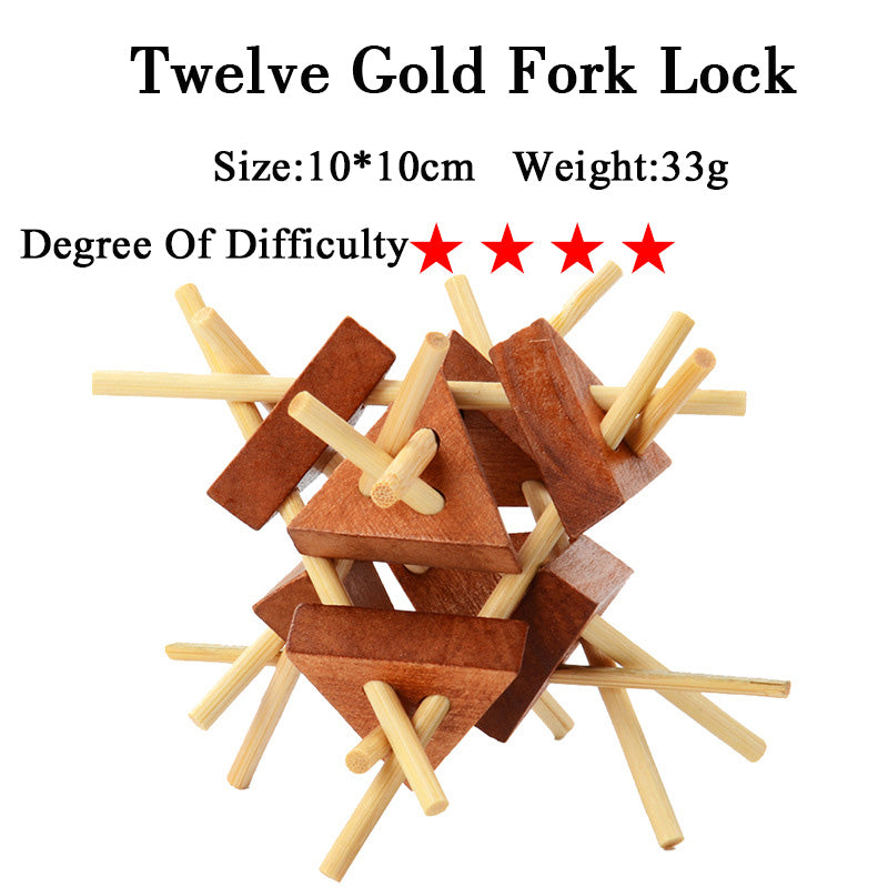 Kongming lock bamboo educational toy