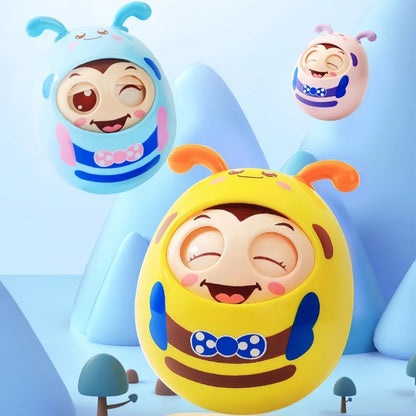 1PCS Roly Poly Baby Toy 6 to 12 Months, Tummy Time Rocking Toy