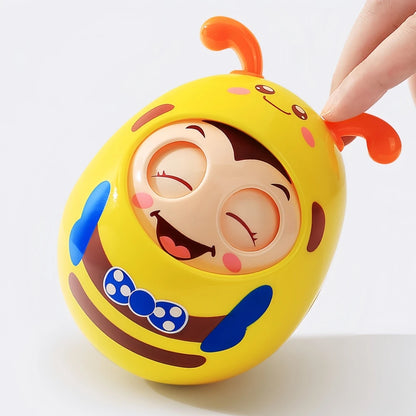 1PCS Roly Poly Baby Toy 6 to 12 Months, Tummy Time Rocking Toy