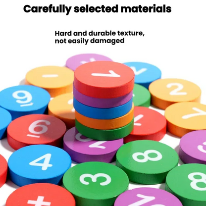 Kids Math Early Education Teaching Aids Wooden Digital Decomposition Arithmetic