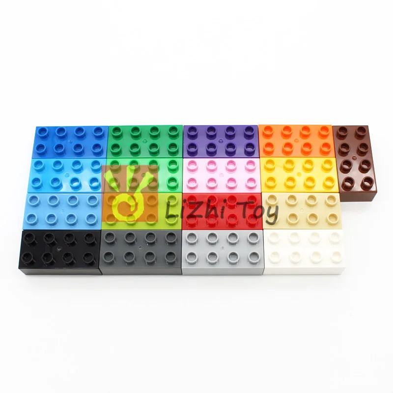 MOC DIY Large Building Block  3011 Brick 2X4 Big Size Baby