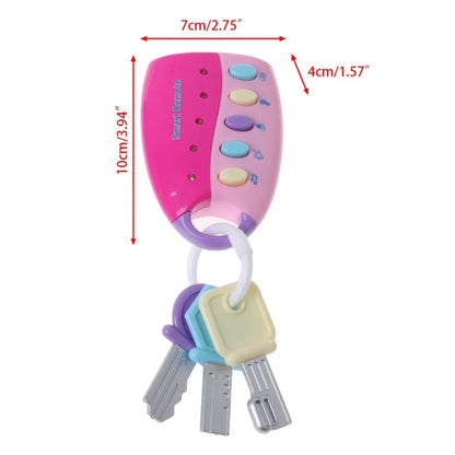 Baby Toy Musical Car Key Vocal Smart Remote Car Voices