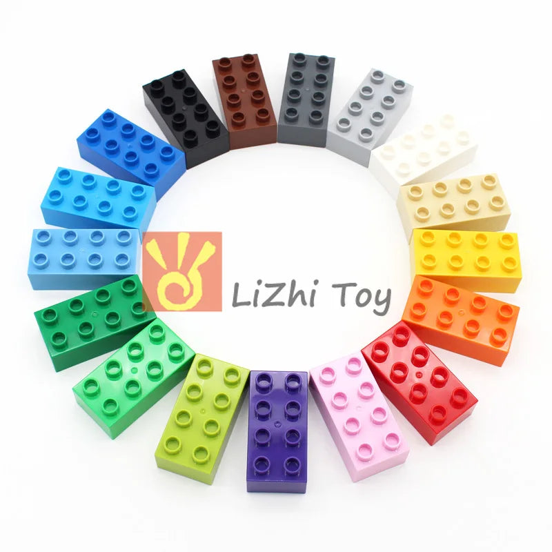 MOC DIY Large Building Block  3011 Brick 2X4 Big Size Baby