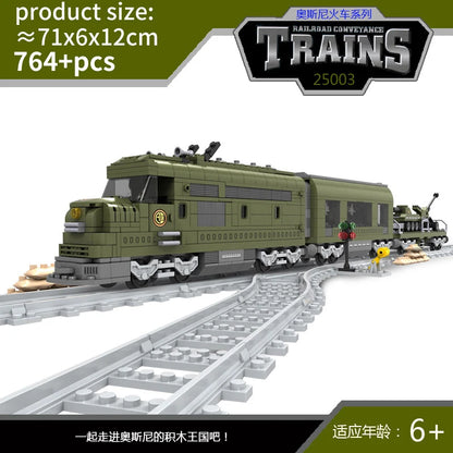 City Train Set Steam Bullet Vehicle Cargo Railway Station