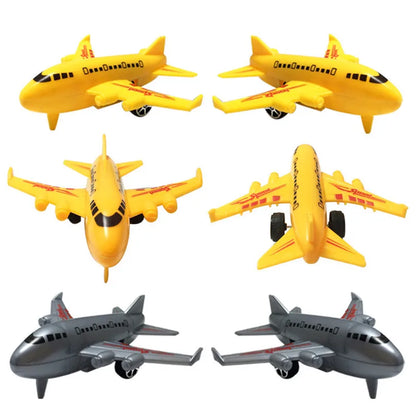 6Pcs/set Cute Pull Back Airplane Model Toy For Kids