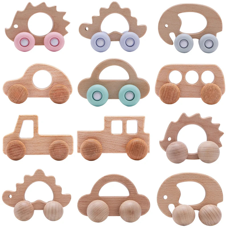 Car Hedgehog Elephant Educational Infants Developmental Newborn