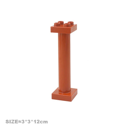 Big Particles Building Blocks House Parts Accessory Window Wall Roof