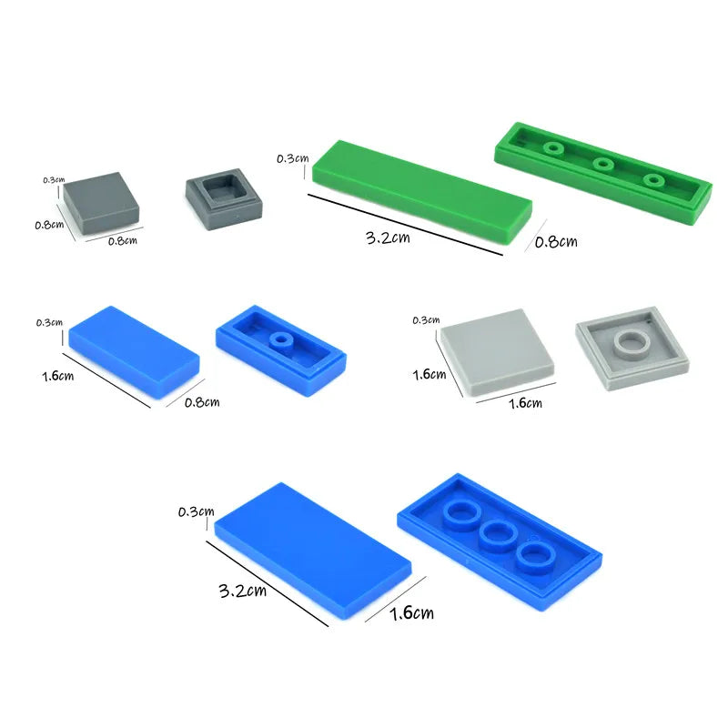 2x4 Educational Creative Size MOC DIY Building Blocks