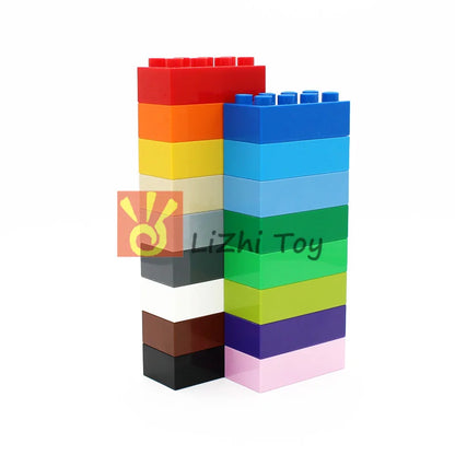 MOC DIY Large Building Block  3011 Brick 2X4 Big Size Baby
