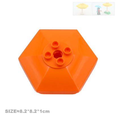 Big Particles Building Blocks House Parts Accessory Window Wall Roof