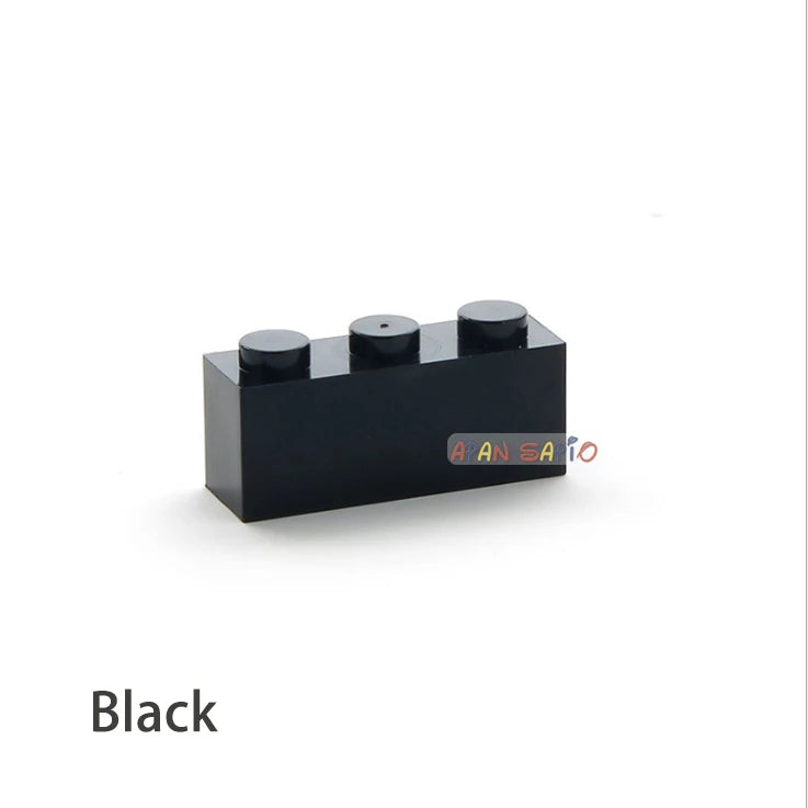 300pcs Building Blocks Toys High 1x3 16Color Bricks Size