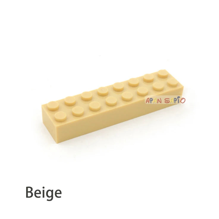 20pcs DIY Building Blocks Thick 2x8 Dots Educational Creative Toys