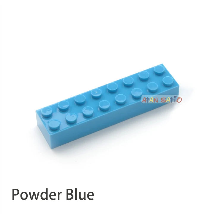20pcs DIY Building Blocks Thick 2x8 Dots Educational Creative Toys