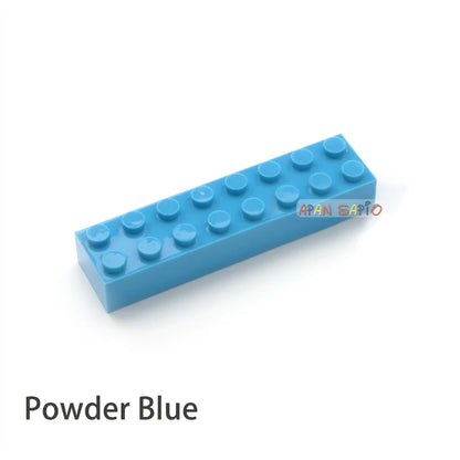 20pcs DIY Building Blocks Thick 2x8 Dots Educational Creative Toys