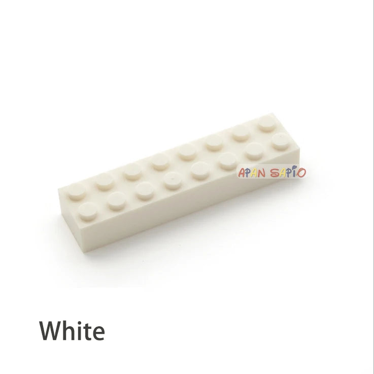 20pcs DIY Building Blocks Thick 2x8 Dots Educational Creative Toys