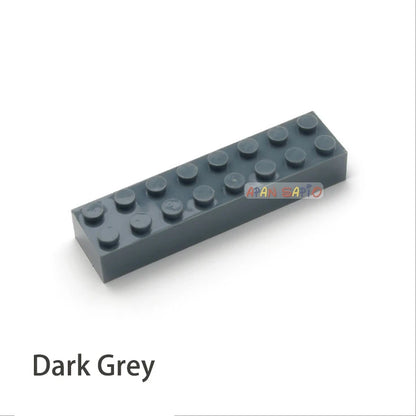20pcs DIY Building Blocks Thick 2x8 Dots Educational Creative Toys