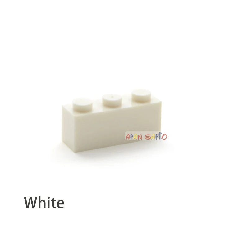 300pcs Building Blocks Toys High 1x3 16Color Bricks Size