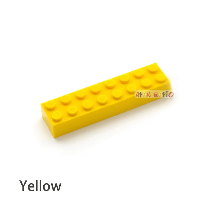 20pcs DIY Building Blocks Thick 2x8 Dots Educational Creative Toys