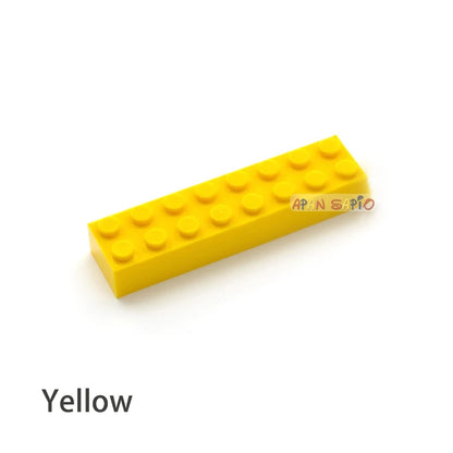 20pcs DIY Building Blocks Thick 2x8 Dots Educational Creative Toys