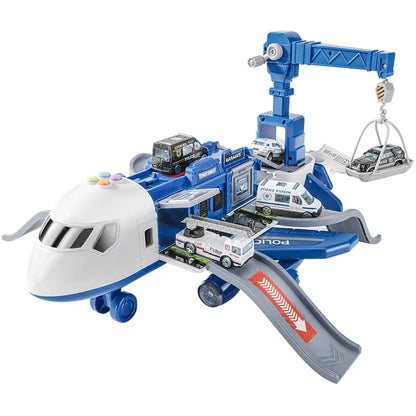 New Deformation Music Simulation Track Inertia Toy Aircraft