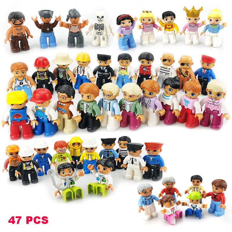 Bulk Big Particle Building Block Accessories Animal House