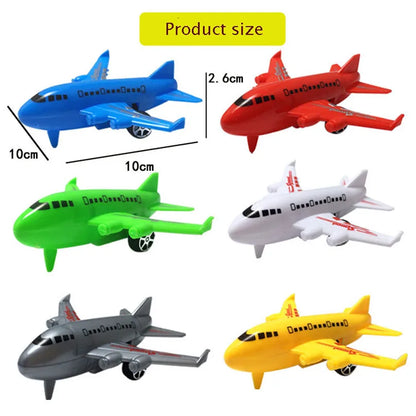 6Pcs/set Cute Pull Back Airplane Model Toy For Kids