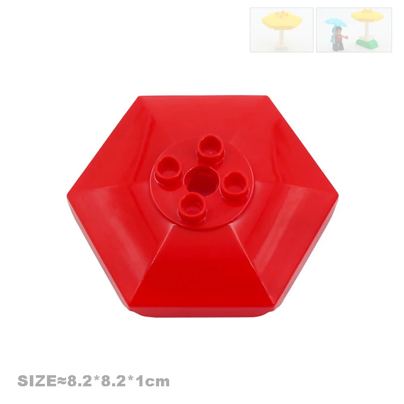 Big Particles Building Blocks House Parts Accessory Window Wall Roof