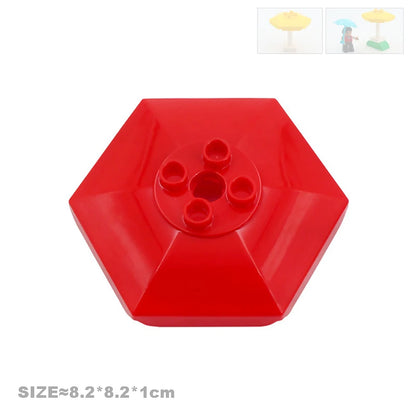 Big Particles Building Blocks House Parts Accessory Window Wall Roof