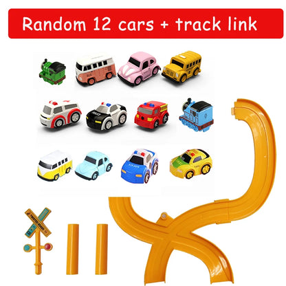 Combination Adventure Track Car Toy Link Parking Building Toys