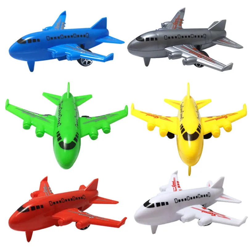 6Pcs/set Cute Pull Back Airplane Model Toy For Kids