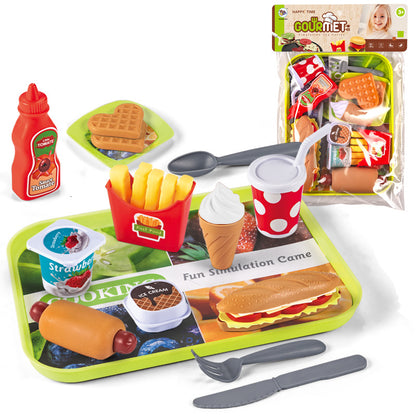 Children's Play House Toys Western Tableware