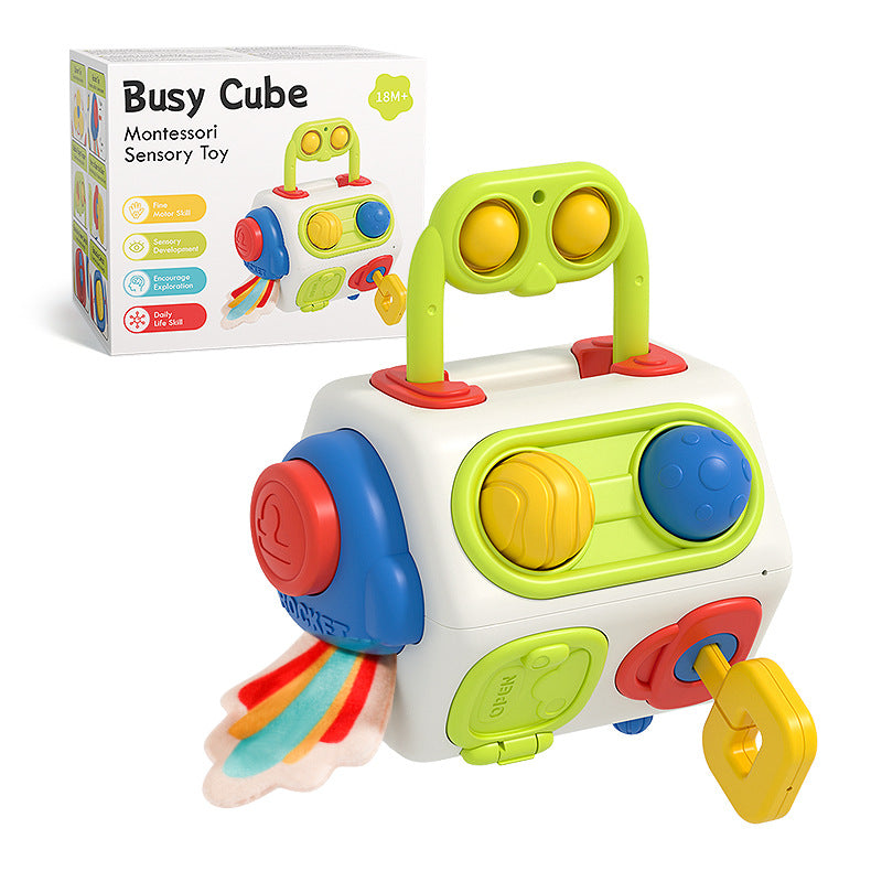 9 In 1 Busy Cube Baby & Toddler Toys Montessori Sensory Toys