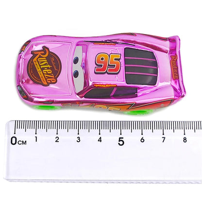 Pixar Cars Electroplated Pink 95 Lightning McQueen