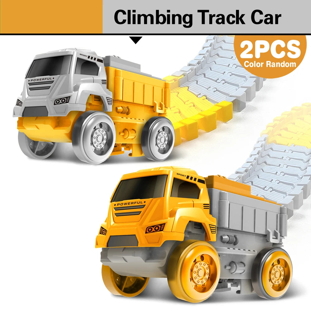 Children Magic Climbing Track Toy Engineering Car Kids Educational Toys