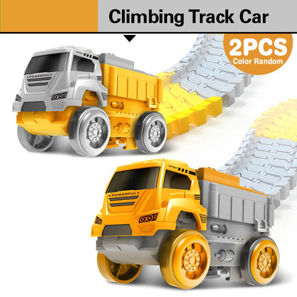 Children Magic Climbing Track Toy Engineering Car Kids Educational Toys