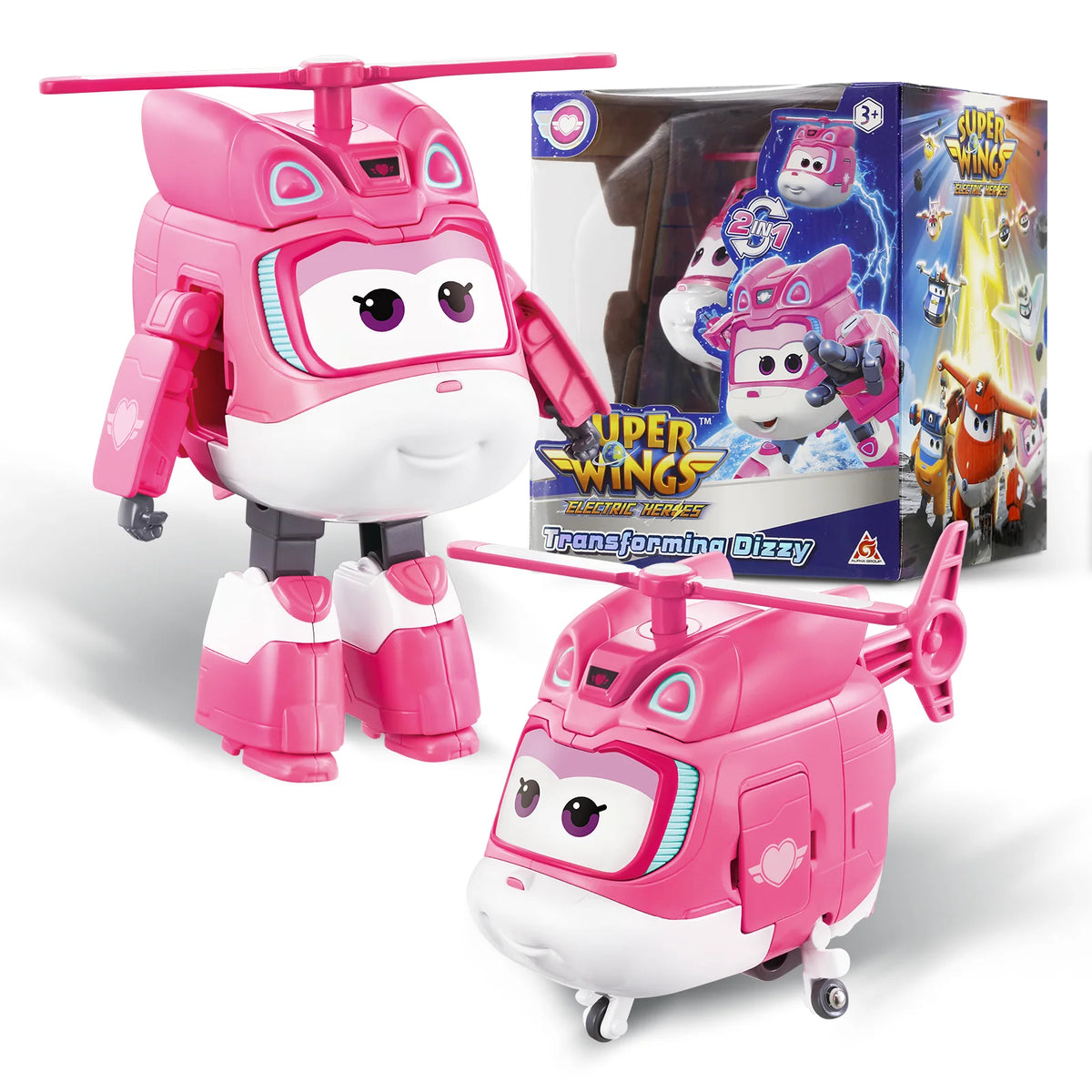 Super Wings Jerome 5 Inches Transforming  Transform