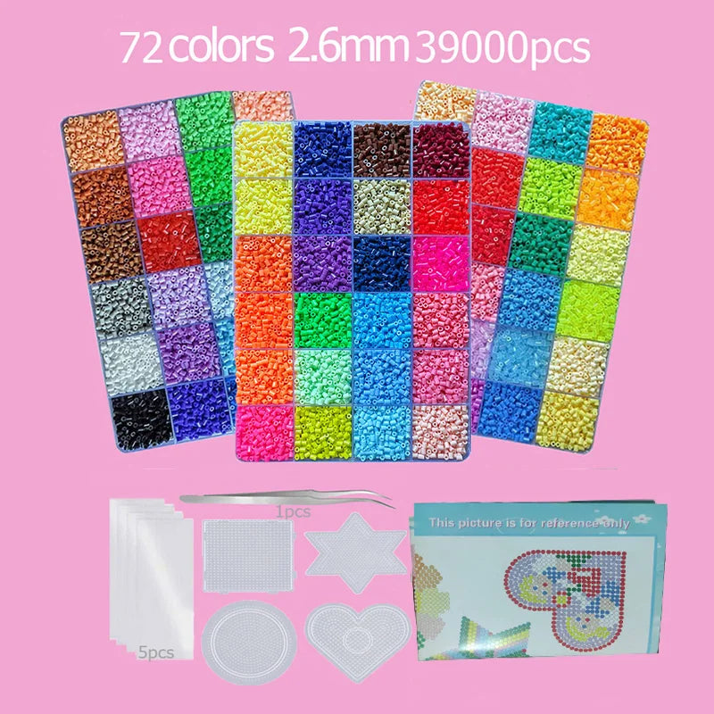 Hama Beads Box Embalagem Thermal Mosaic Ferro Educação Beadss